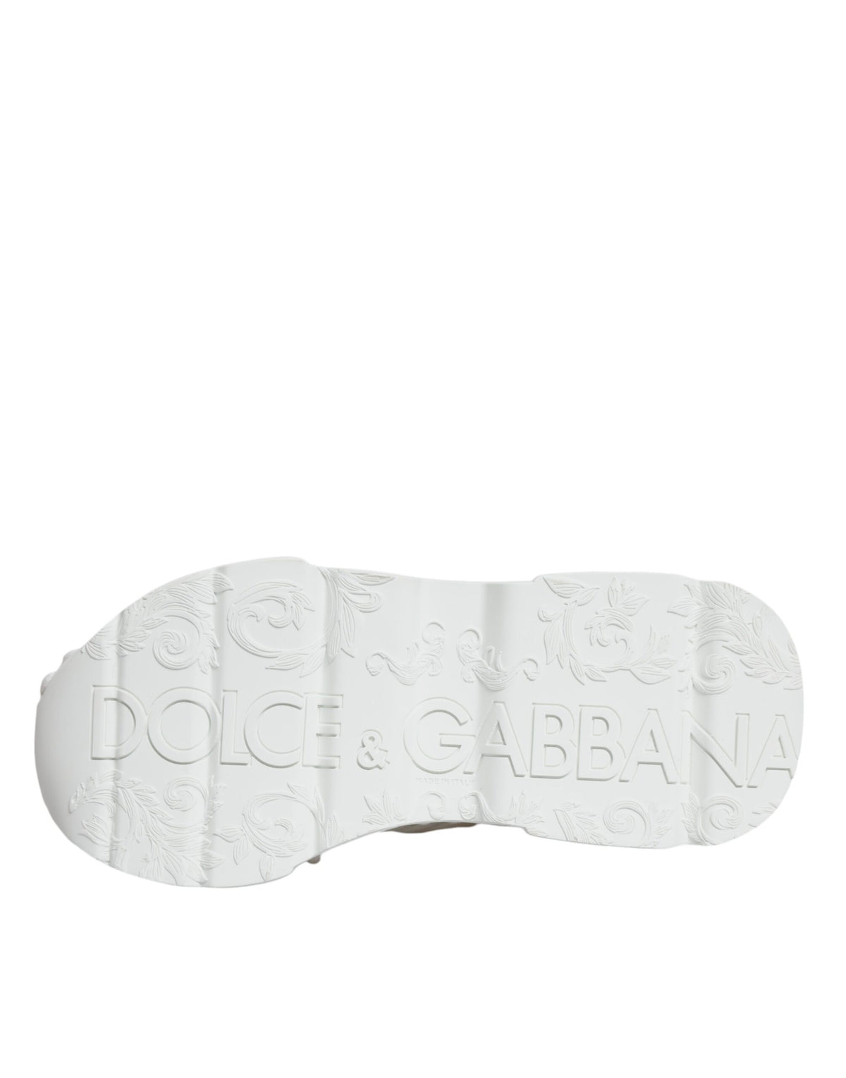 Dolce & Gabbana White Knitted Daymaster Sneakers for Women