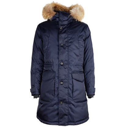 Ajouter la veste bleue en nylon pour homme