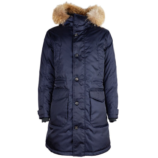 Ajouter la veste bleue en nylon pour homme
