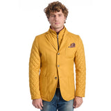 Veste en laine jaune pour homme de luxe Roberto Pepe