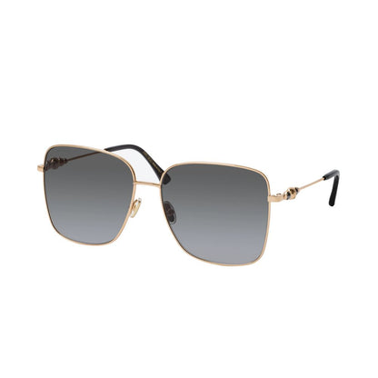 Jimmy Choo gouden metalen zonnebril