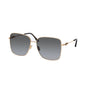 Jimmy Choo gouden metalen zonnebril