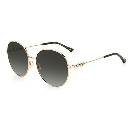 Jimmy Choo Groene Zonnebril van Roestvrij Staal
