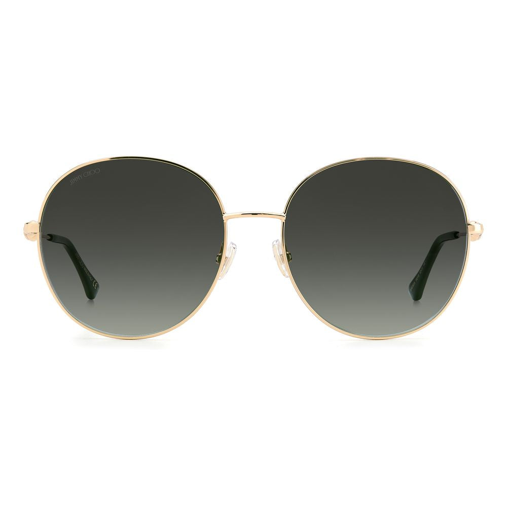 Lunettes de soleil Jimmy Choo en acier inoxydable vert