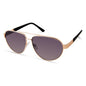 Lunettes de soleil Guess en métal gris