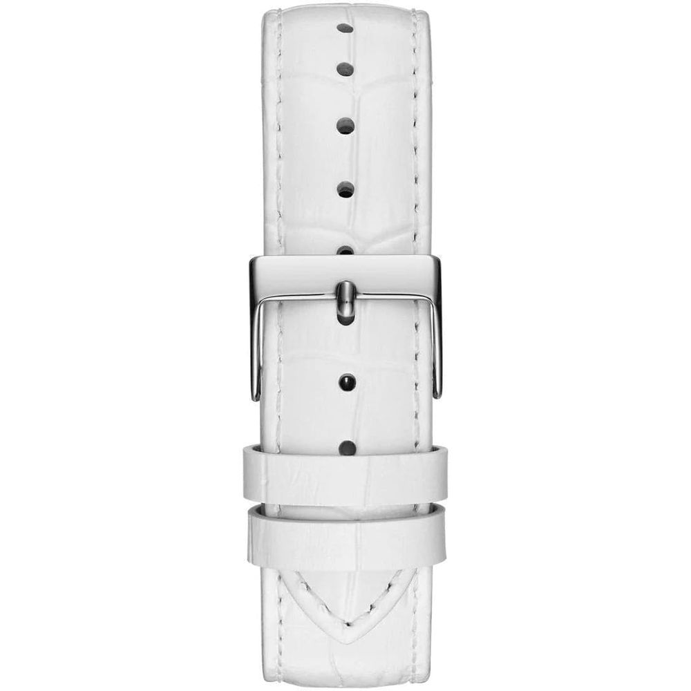 Montre Guess en cuir blanc
