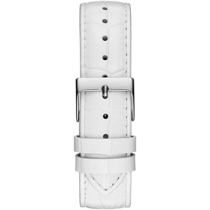 Montre Guess en cuir blanc
