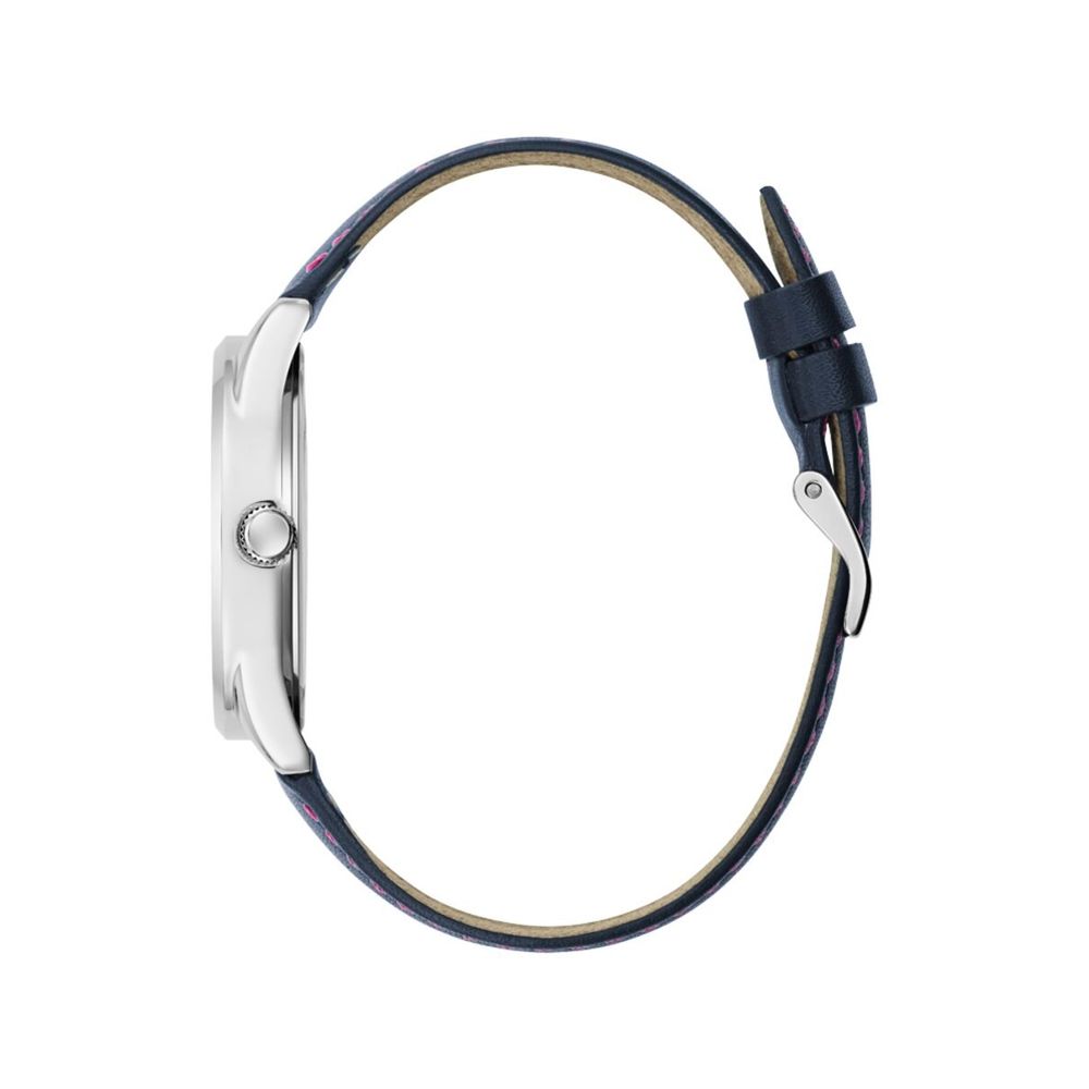 Guess Blauw Leren Horloge