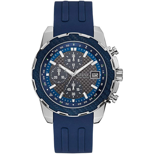 Guess Blauw Rubberen Horloge