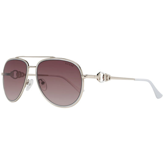 Guess gouden metalen zonnebril
