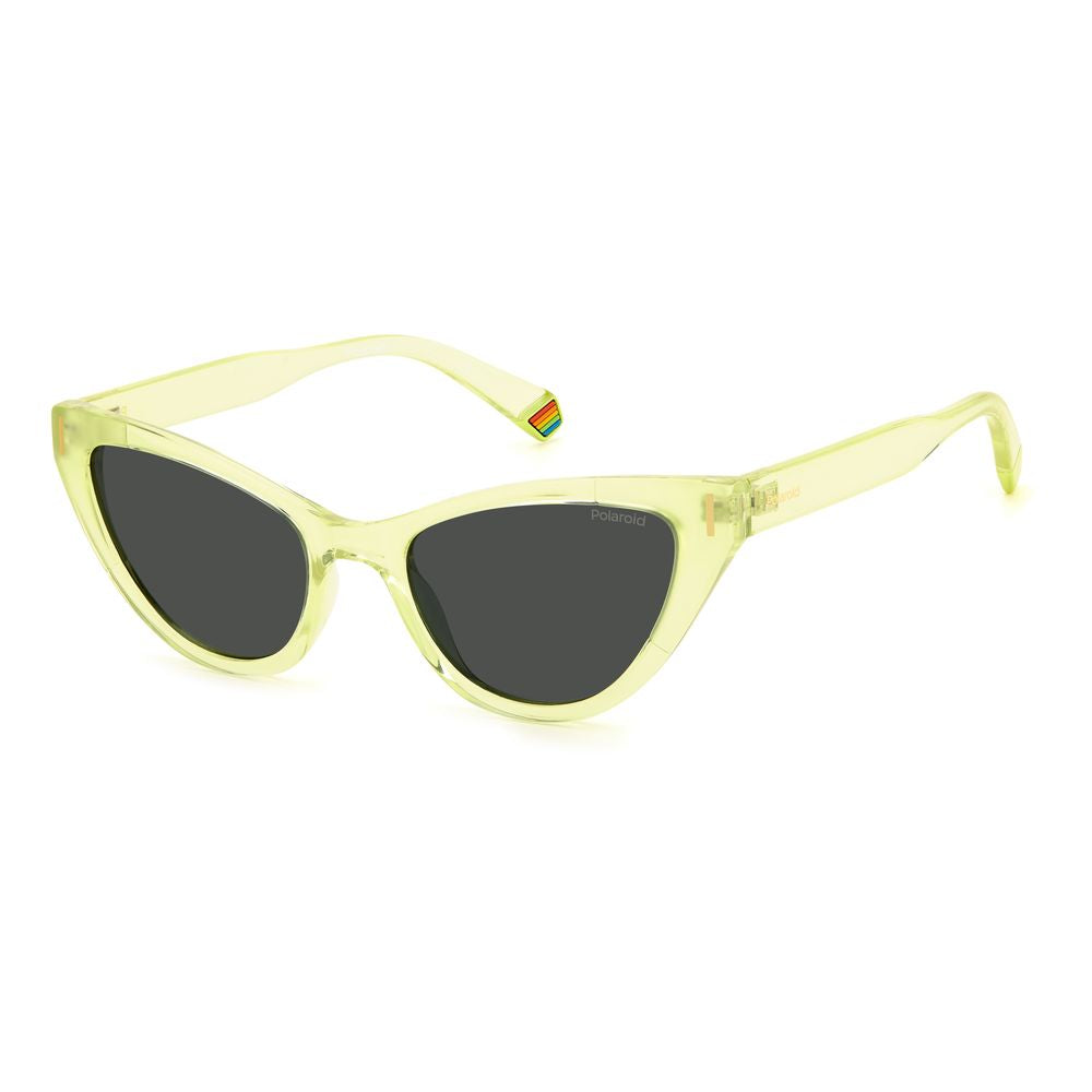 Polaroid gele plastic zonnebril