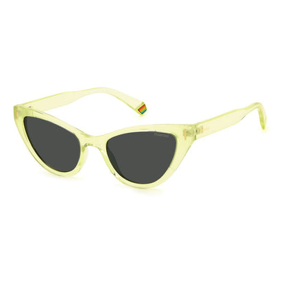 Polaroid gele plastic zonnebril