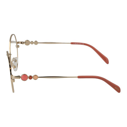 Monture de lunettes pour femme Emilio Pucci, or.