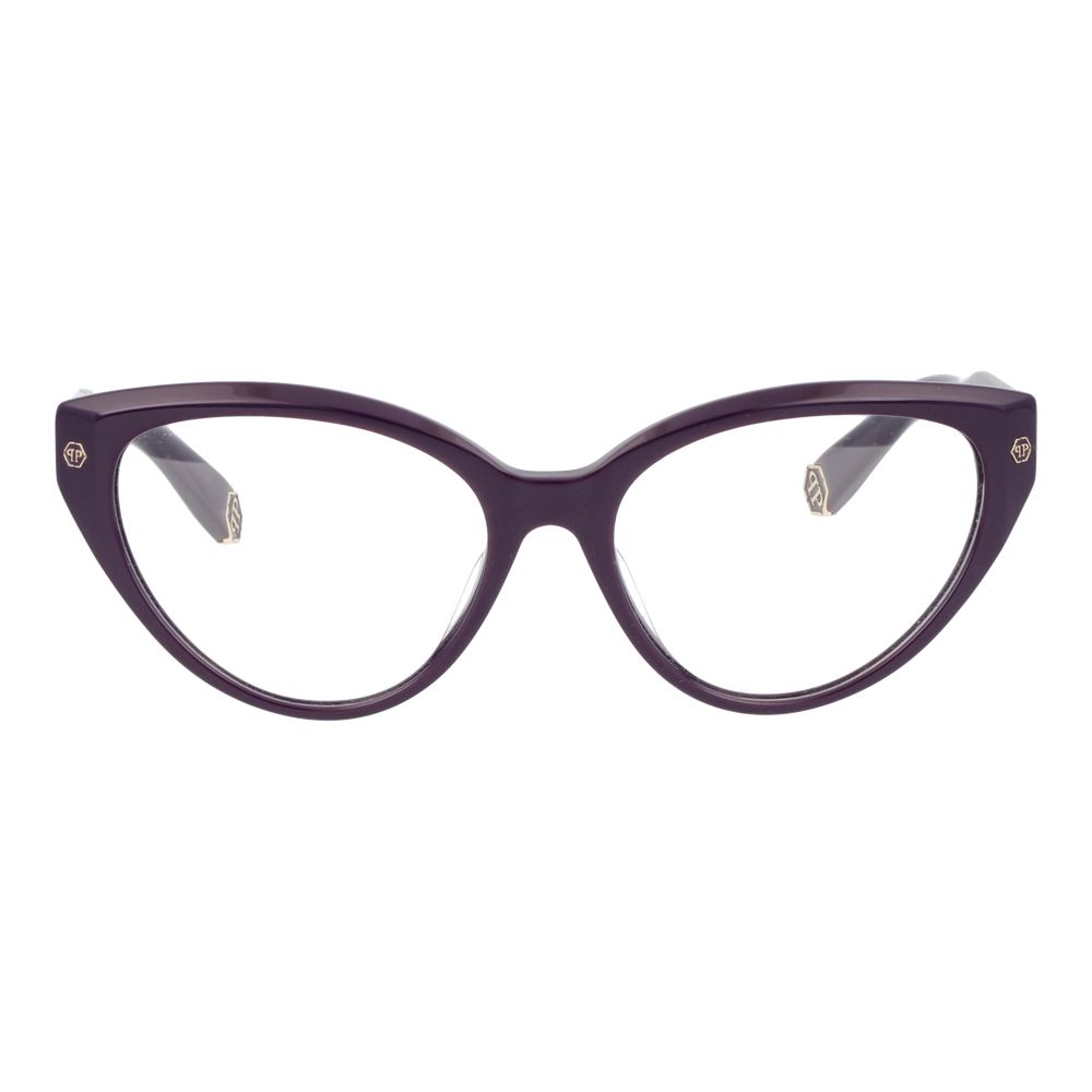 Philipp Plein Purple Women Glasses Frame - Cat Eye Style