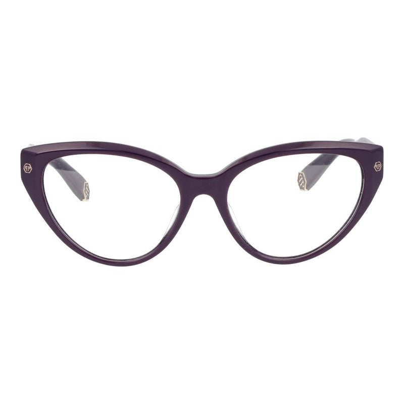 Philipp Plein Purple Women Glasses Frame - Cat Eye Style