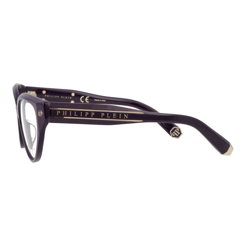 Philipp Plein Purple Women Glasses Frame - Cat Eye Style