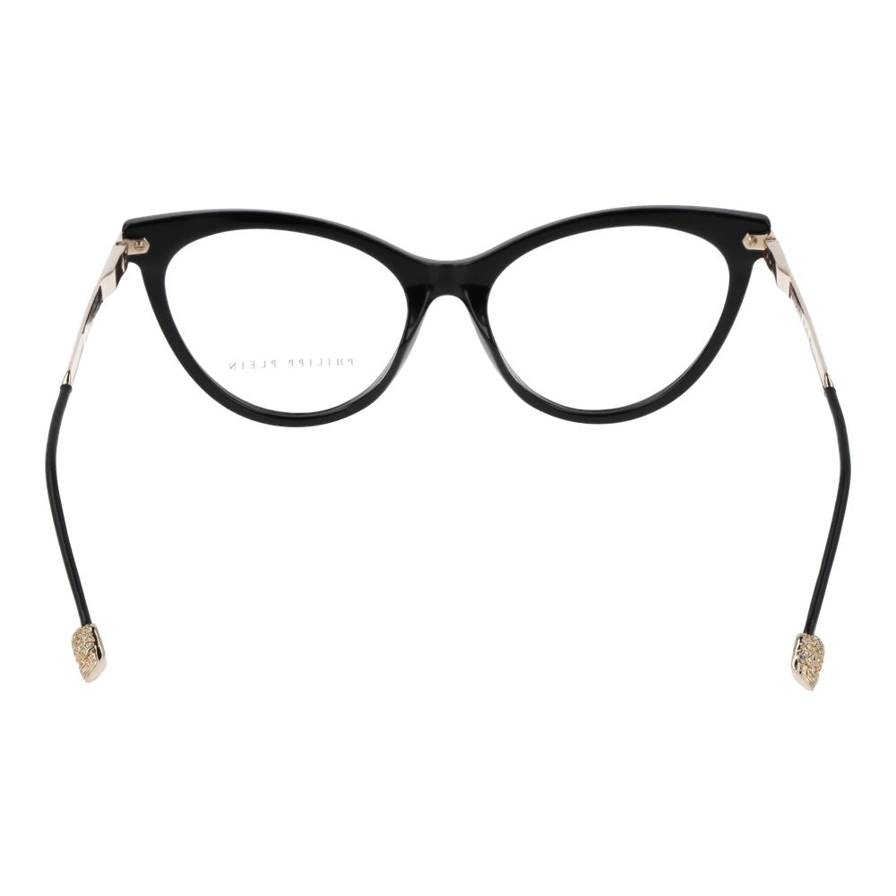 Philipp Plein Black Women Glasses Frame - Cat Eye Elegance
