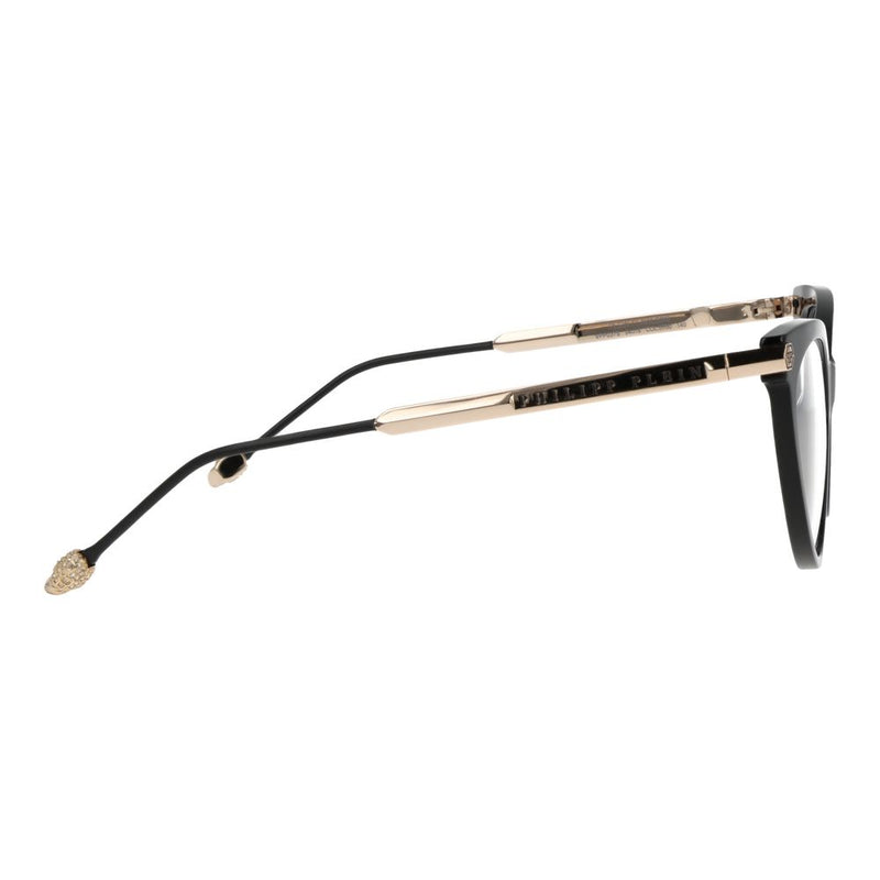 Philipp Plein Black Women Glasses Frame - Stylish Cat Eye Design