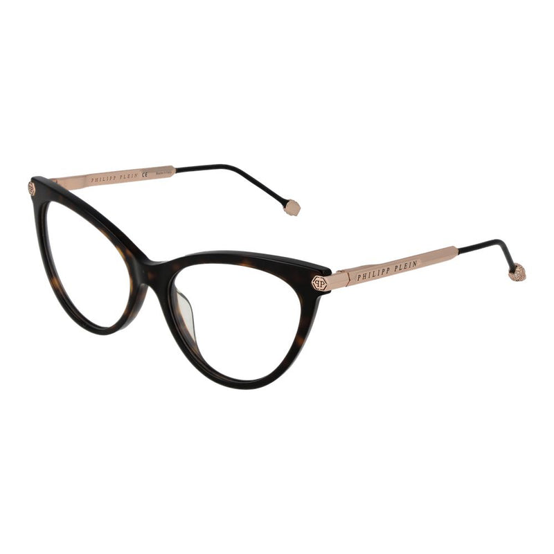 Philipp Plein Brown Cat Eye Glasses Frame for Women