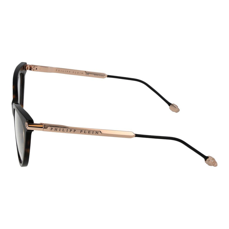 Philipp Plein Brown Cat Eye Glasses Frame for Women
