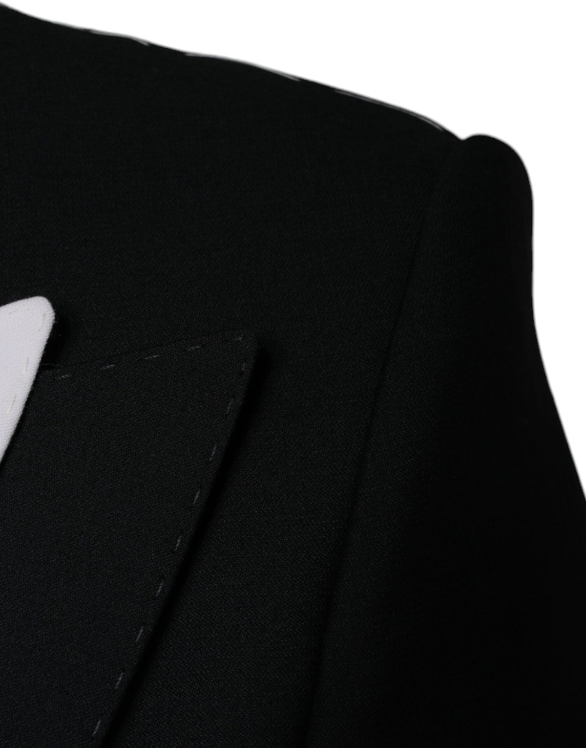 Blazer-robe noir et blanc à simple boutonnage de Dolce &amp; Gabbana