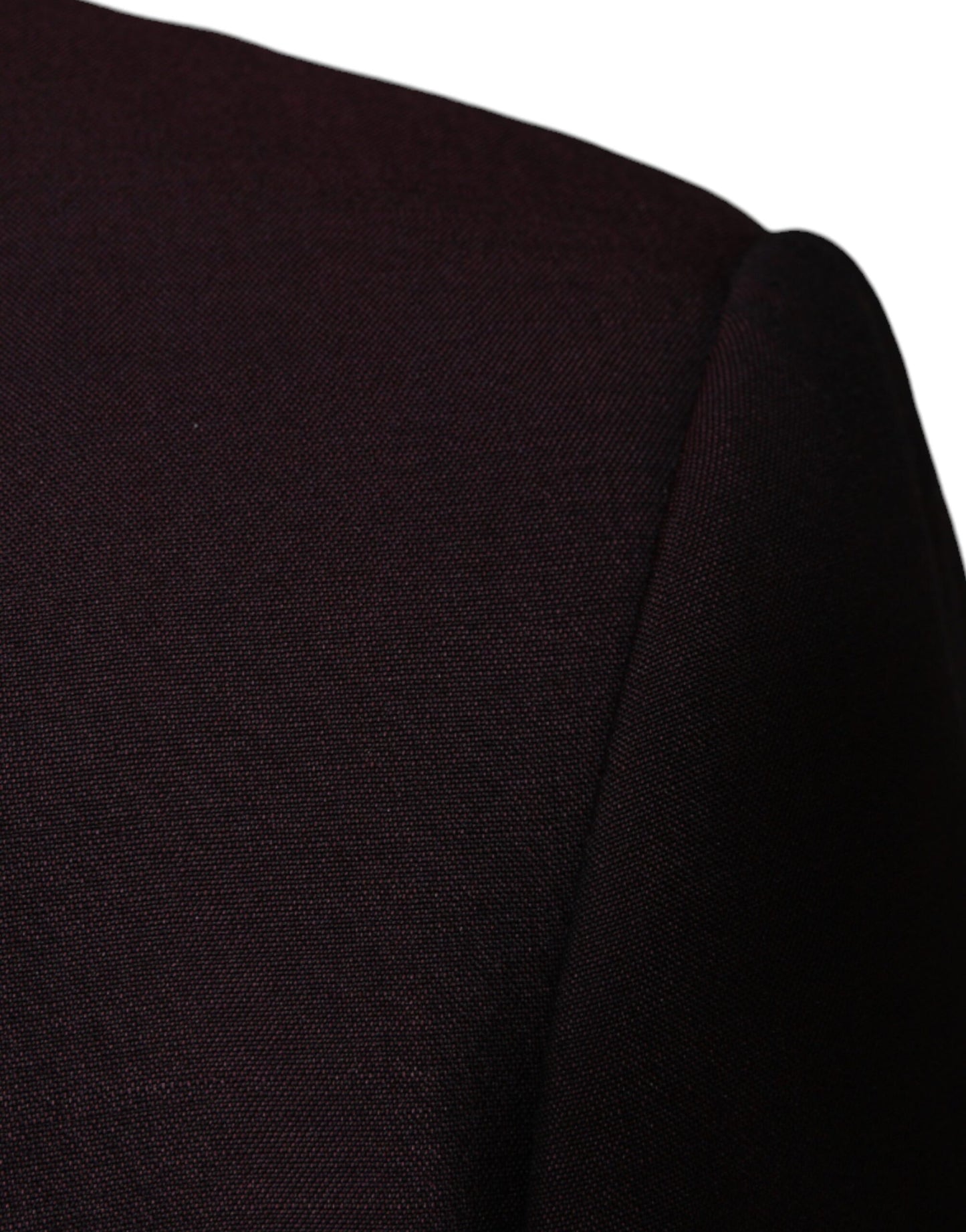 Dolce &amp; Gabbana Blazer-robe en laine bordeaux à simple boutonnage