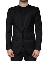 Dolce &amp; Gabbana Blazer à simple boutonnage noir MARTINI Bee