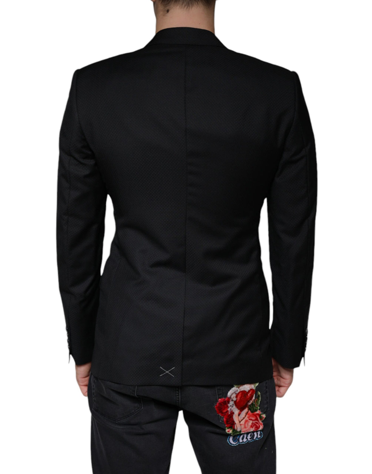 Dolce &amp; Gabbana Blazer à simple boutonnage noir MARTINI Bee