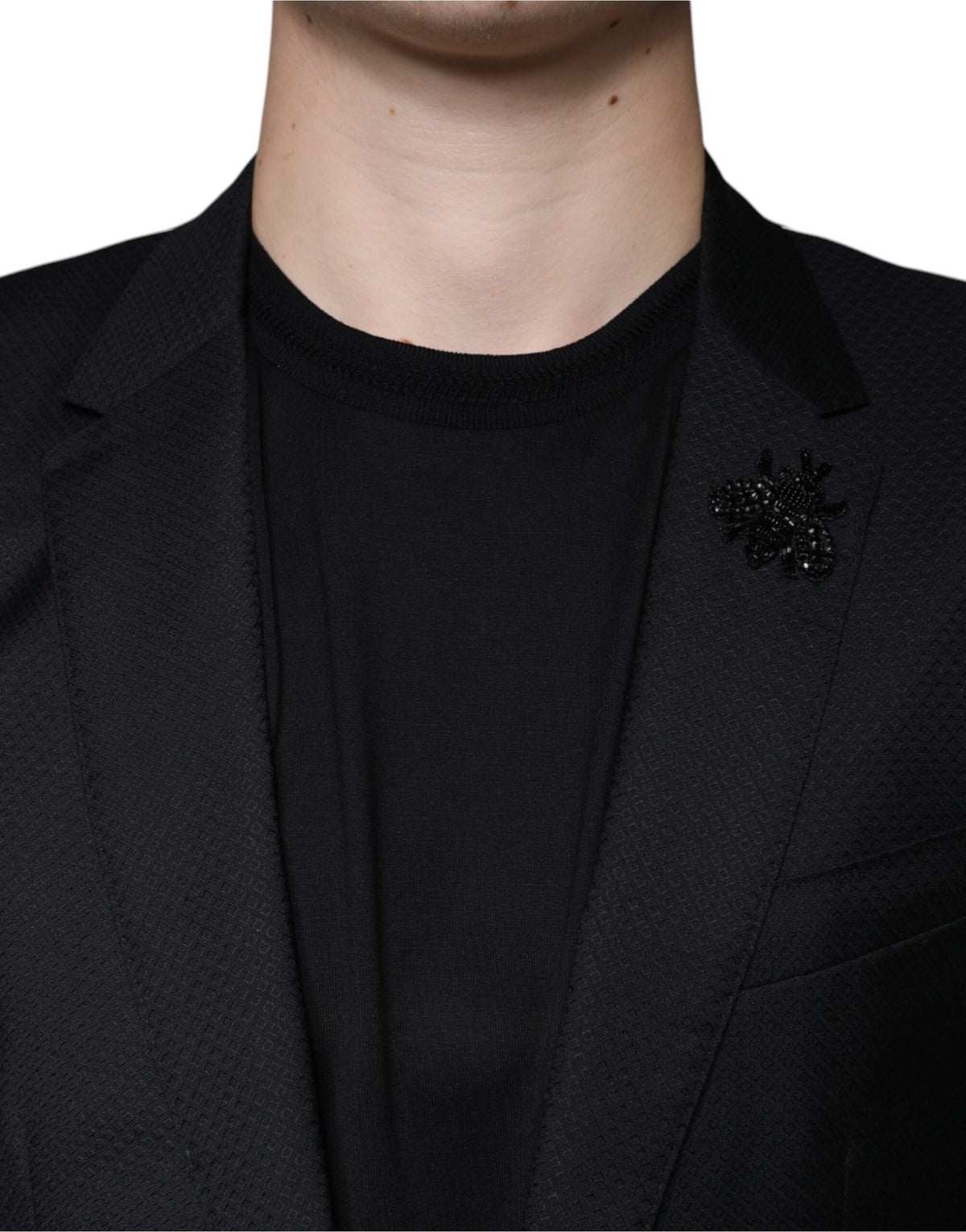 Dolce &amp; Gabbana Blazer à simple boutonnage noir MARTINI Bee
