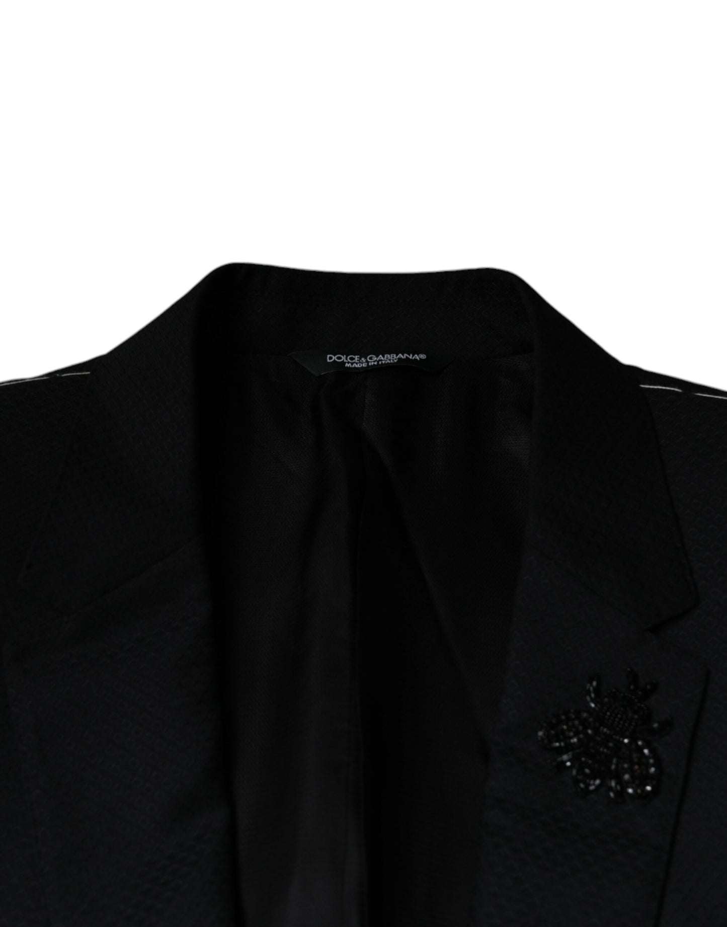 Dolce &amp; Gabbana Zwarte MARTINI Bee Enkellaags Blazer