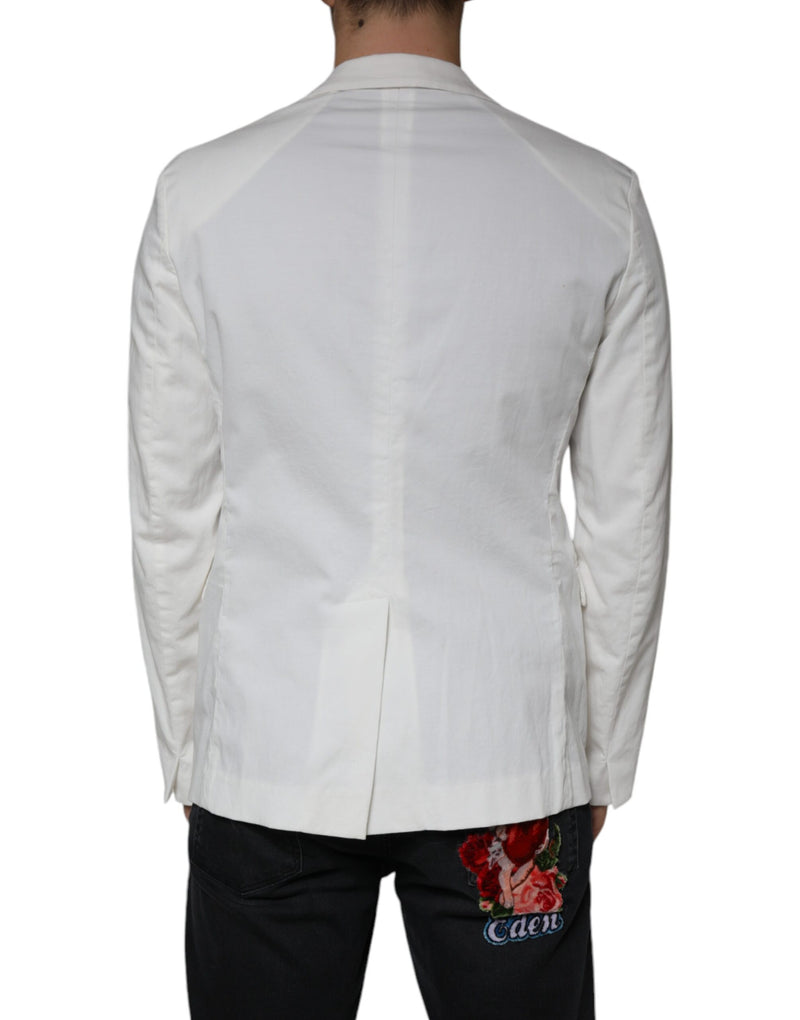 Dondup wit, enkelgeknopt, eenknoopsvest, formele blazer