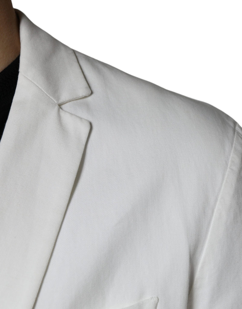 Dondup wit, enkelgeknopt, eenknoopsvest, formele blazer