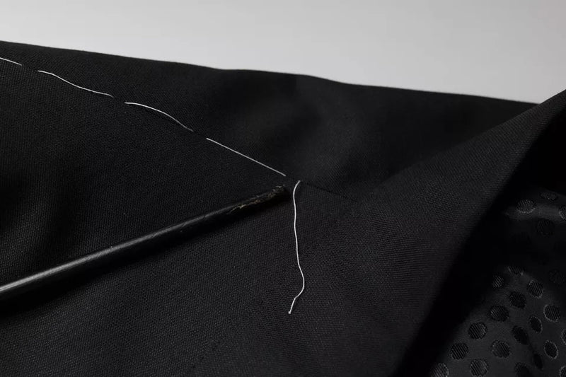 Dolce &amp; Gabbana Zwarte Enkellaags Heren Jas van Wol