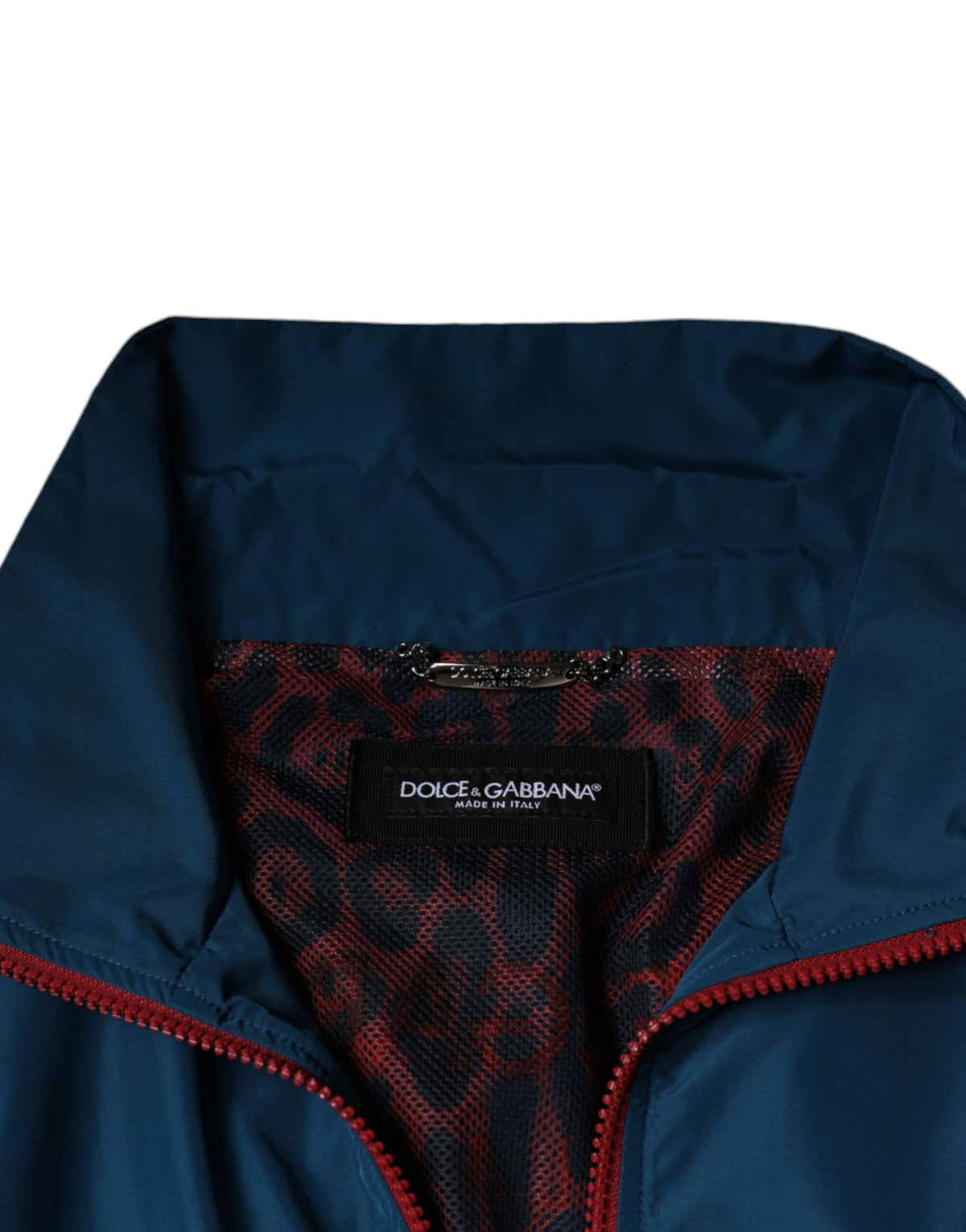 Veste à fermeture éclair multicolore en polyester de Dolce & Gabbana