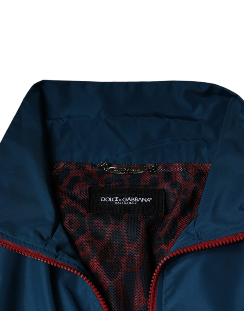 Veste à fermeture éclair multicolore en polyester de Dolce & Gabbana