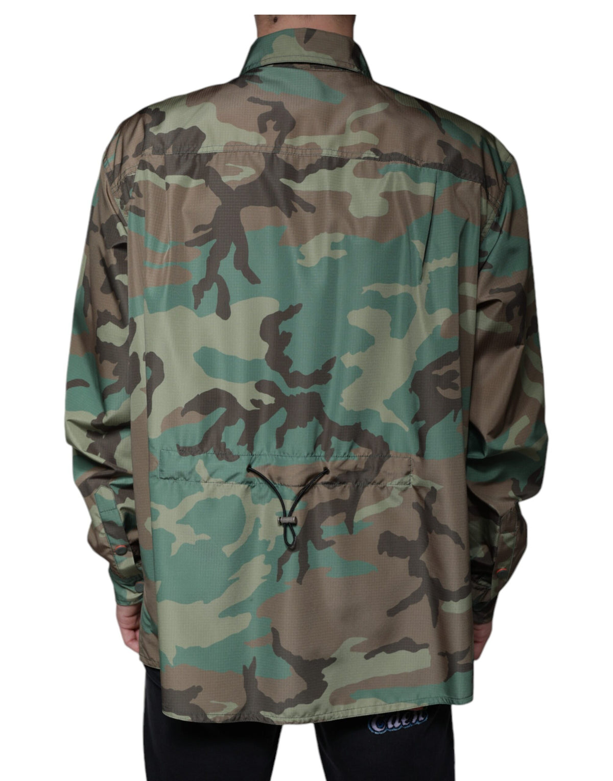 Chemise à boutons à motif camouflage multicolore de Dolce &amp; Gabbana