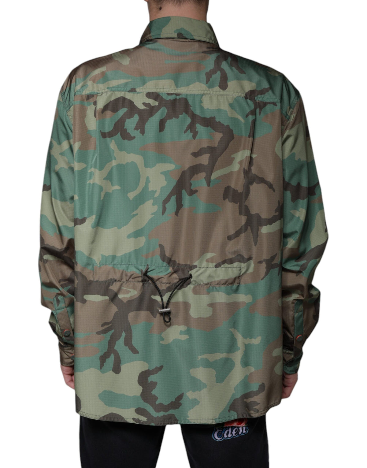 Chemise à boutons à motif camouflage multicolore de Dolce &amp; Gabbana