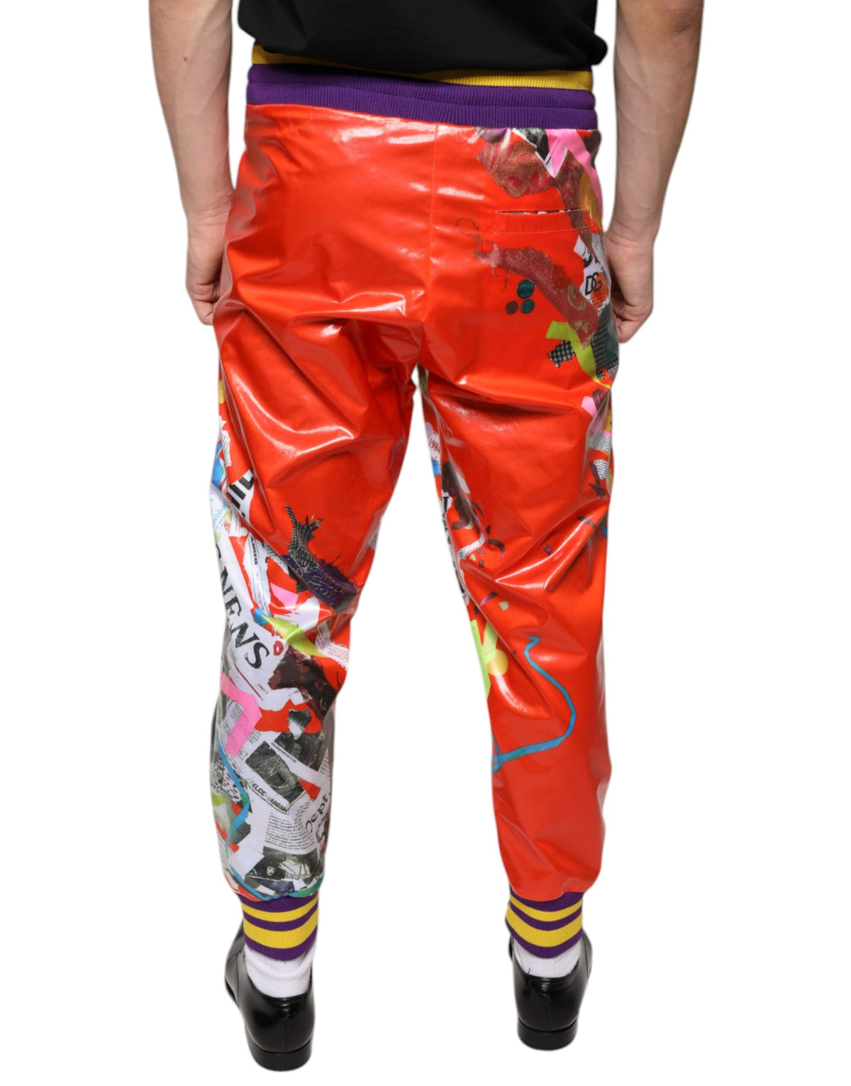 Pantalons de jogging à imprimé multicolore Dolce &amp; Gabbana