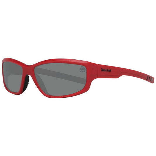 Lunettes de soleil Timberland en plastique rouge