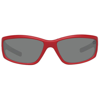 Lunettes de soleil Timberland en plastique rouge