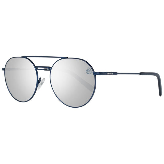 Lunettes de soleil Timberland en métal bleu