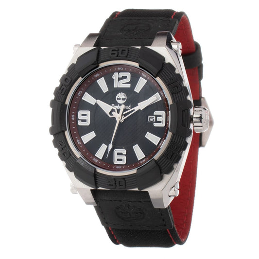 Timberland Zwart Leren Horloge