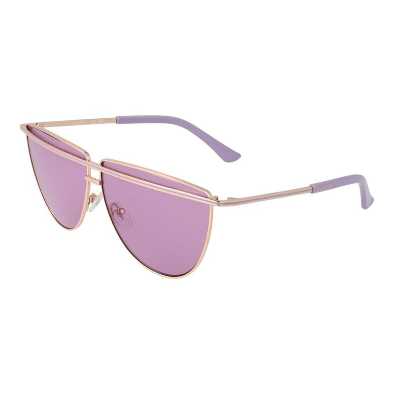 Guess Rose Gold Women Sunglass - Elegant Aviator Style