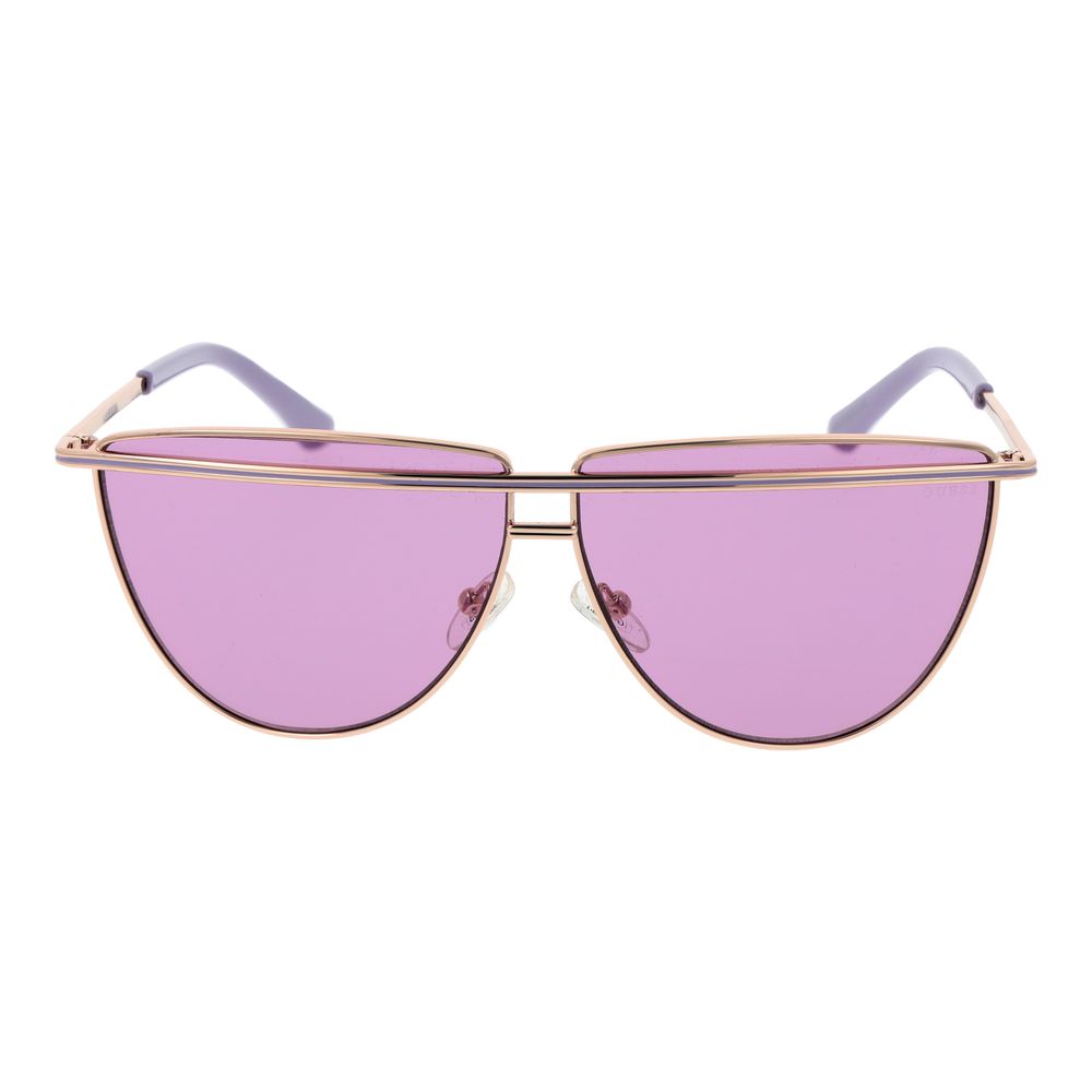 Guess Rose Gold Women Sunglass - Elegant Aviator Style