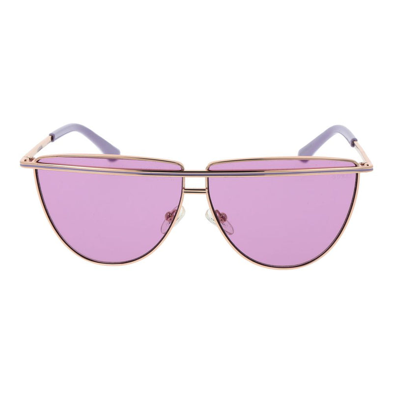 Guess Rose Gold Women Sunglass - Elegant Aviator Style