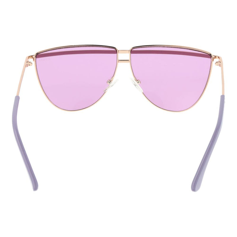 Guess Rose Gold Women Sunglass - Elegant Aviator Style