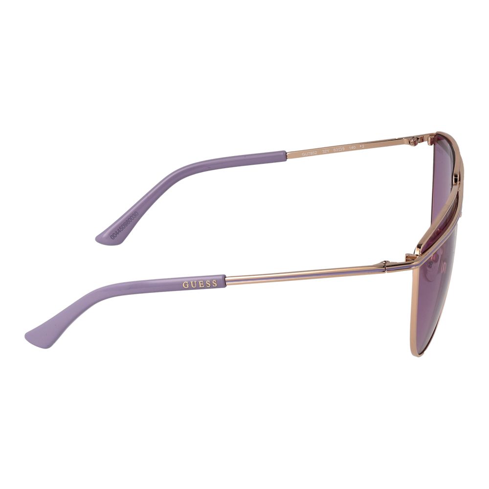 Guess Rose Gold Women Sunglass - Elegant Aviator Style