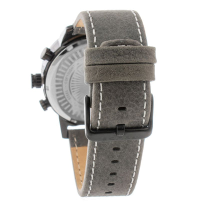Montre Police en cuir gris