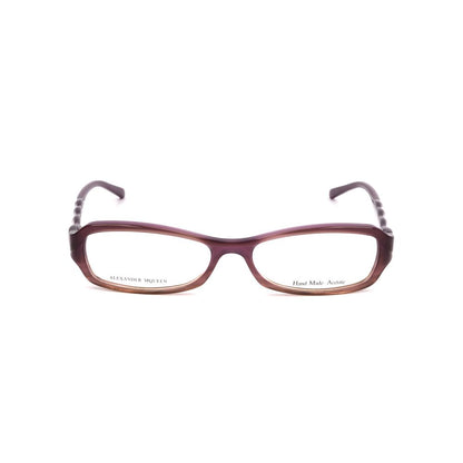 Lunettes à montures violettes en acétate d'Alexander McQueen