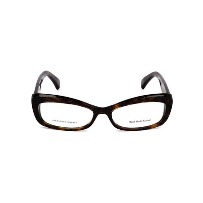 Lunettes à montures bicolores en acétate Alexander McQueen
